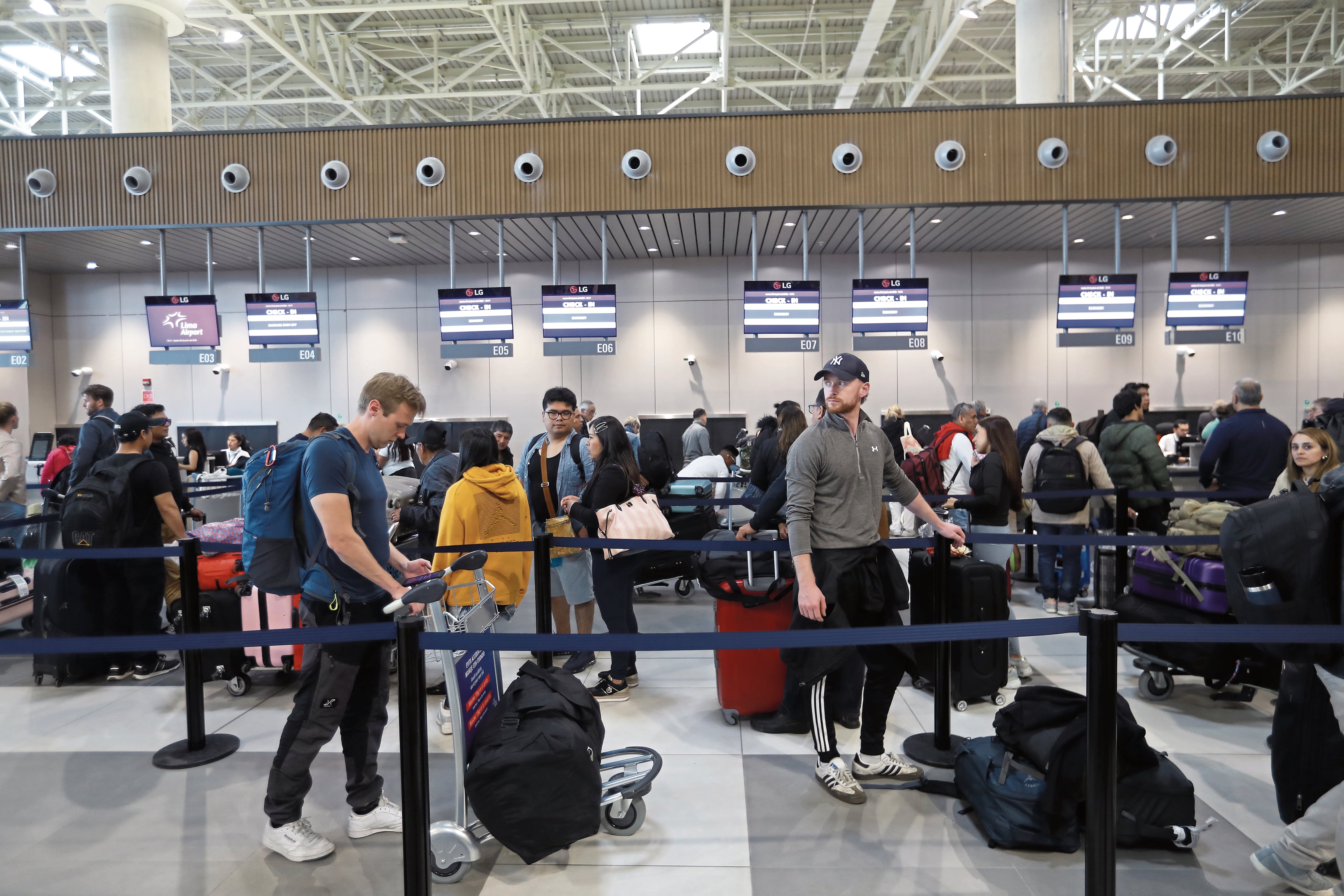 Aeropuertos en conexión.