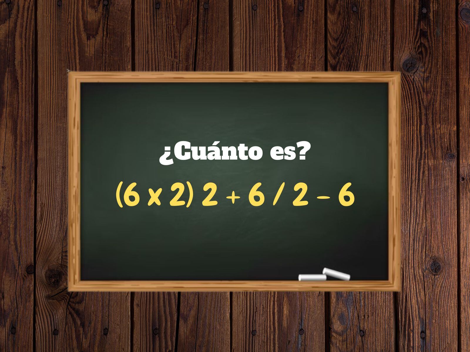 Reto matemático: Sé ágil y halla la respuesta de este problema numérico. (Creación: Mag)