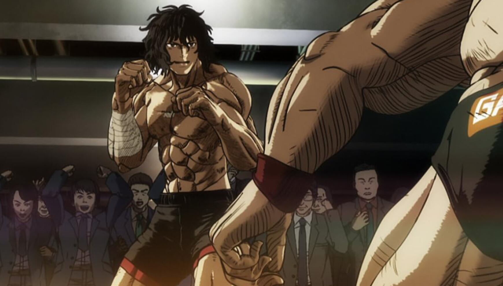 Oma Tokita en una escena del anime "Kengan Ashura" (Foto: Larx Entertainment)