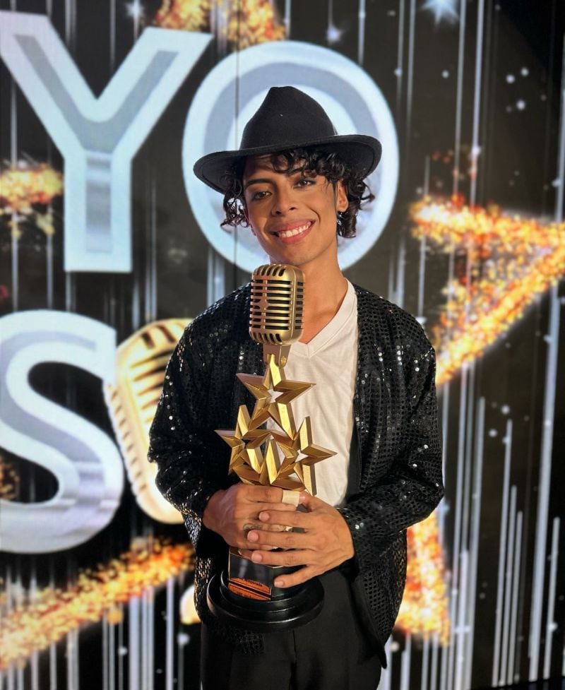 Gabriela Villanueva, imitadora de Michael Jackson, ganó la última temporada de "Yo soy" del 2025. (Foto: Latina)