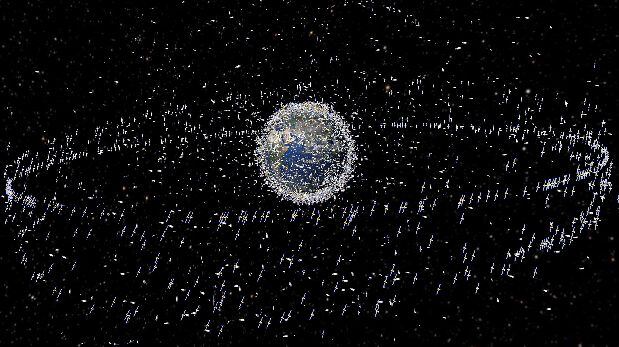 Hay miles de toneladas de basura espacial orbitando la Tierra, según la NASA. (Foto: AFP/ ESA / HO)