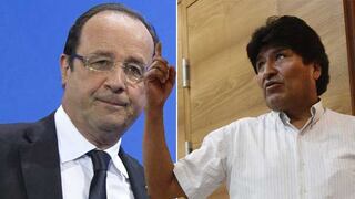 El presidente de Francia dice que autorizó sobrevuelo de avión de Evo Morales