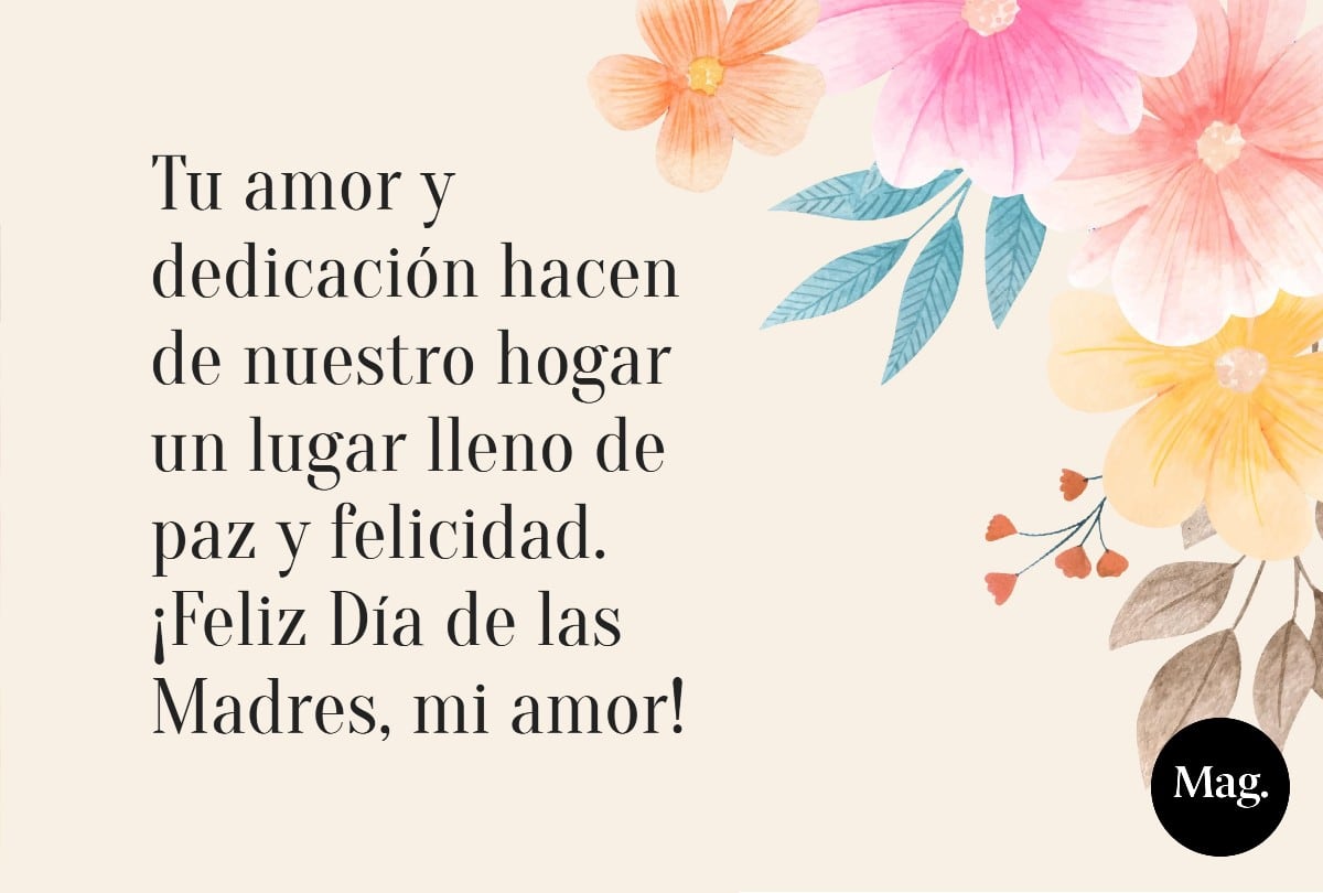 Si buscas frases del Día de las Madres en México para sorprender a tu esposa, aquí encontrarás las mejores. | Crédito: Mag / Freepik