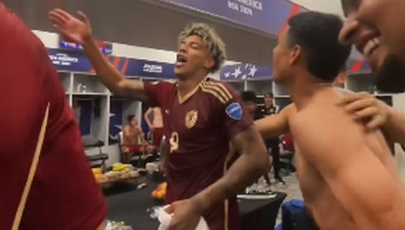 El festejo de la selección de Venezuela tras vencer a México y clasificar en la Copa América | VIDEO