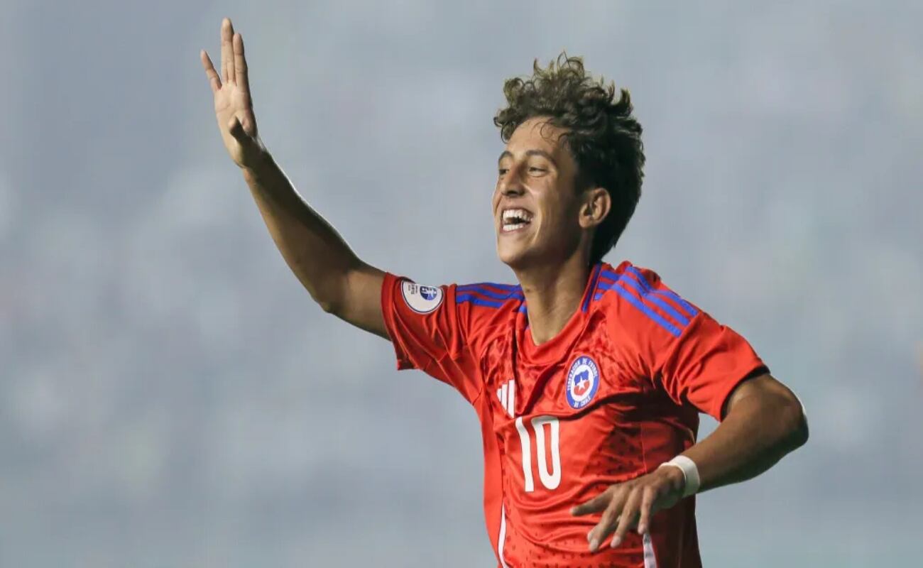 Zidane Yáñez brilla en CONMEBOL Sub-15, y gracias a sus goles, Chile ya tiene un lugar asegurado en la etapa final de certamen continental juvenil. (Fuente: AFP)
