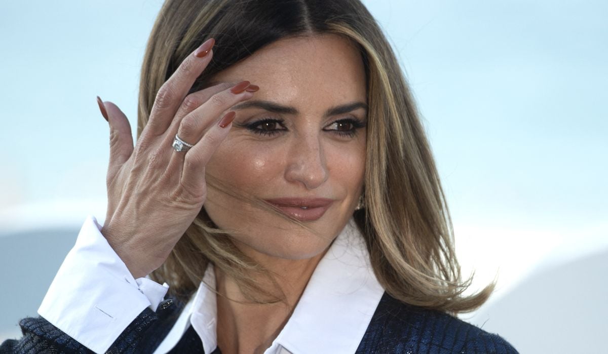 Penélope Cruz durante una sesión de fotos de la película "Competencia oficial / Competición oficial" durante el 69º Festival de Cine de San Sebastián en España el 17 de septiembre de 2021 (Foto: Ander Gillenea / AFP)