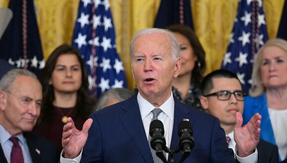 El presidente de los Estados Unidos, Joe Biden. (Foto de Drew ANGERER / AFP)