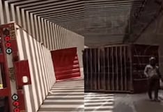 Callao: volcadura de tráiler bloquea el túnel Néstor Gambetta y deja un herido