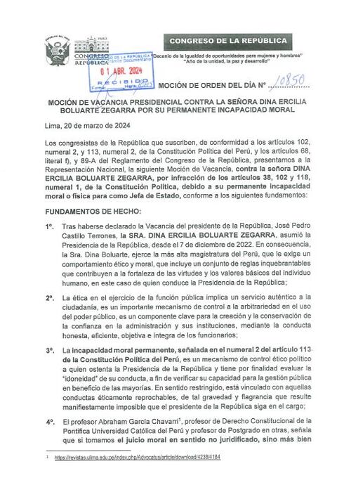 (Foto: Congreso)