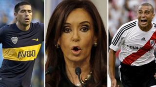 Cristina Fernández ahora se enfrenta a Boca Juniors y a River Plate
