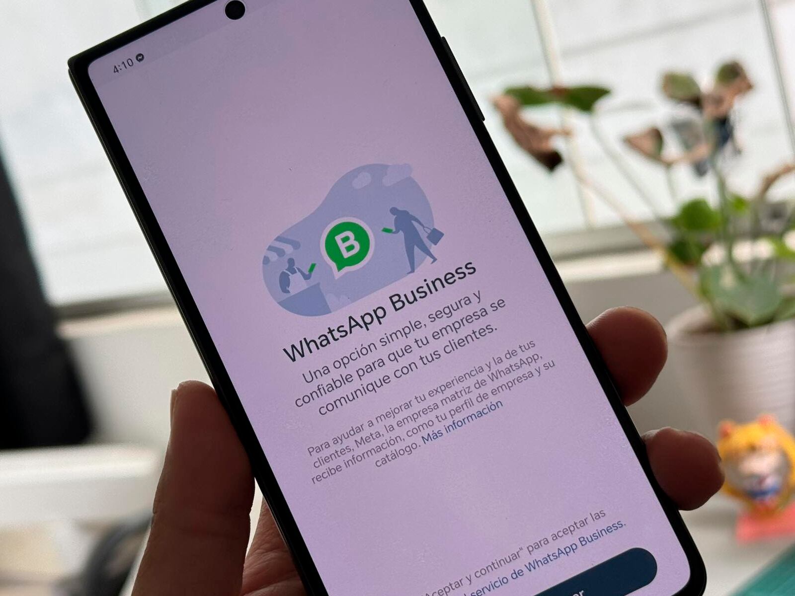 WHATSAPP | Recuerda que esta aplicación sirve para las empresas, por lo que si tienes una, puedes acceder a más configuraciones que la app normal. (Foto: MAG - Rommel Yupanqui)