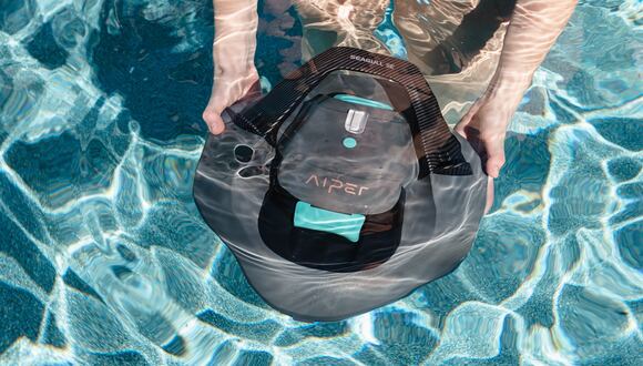 El robot también podría purificar el agua en una piscina. Está en etapa de prueba. (Foto: Aiper)