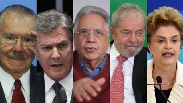 Cinco ex presidentes de Brasil involucrados en Caso Odebrecht