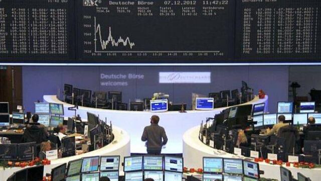 Bolsas europeas registran una caída al cierre de la sesión de hoy