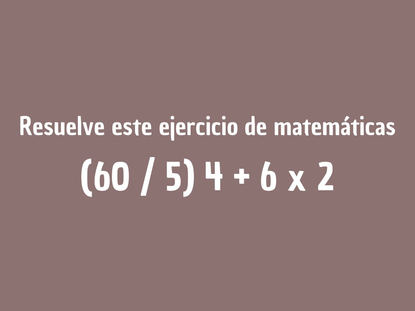 Reto matemático: Si pretendes conseguir la victoria, tienes centrar tu atención en el ejercicio. (Creación: Mag)