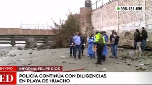 Caso Blanca Arellano: policías y fiscales continúan diligencias en playa de Huacho