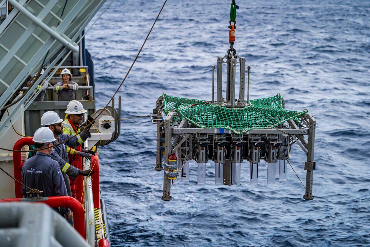 The Metals Company ha realizado trabajos de exploración en el fondo marino del Océano Pacífico. Foto: The Metals Company.