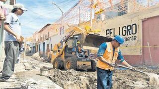 Obras de saneamiento inconclusas en siete regiones costaron más de S/.104 mlls.