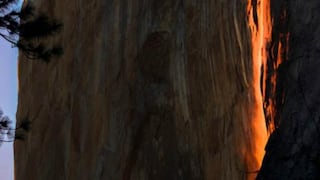 ¿Qué es la "cascada de fuego", el extraño fenómeno en Yosemite?