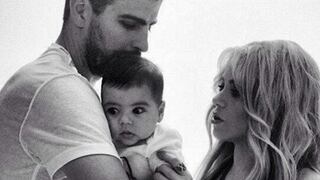Shakira y Piqué celebraron los cuatro meses de Milan con una tierna foto 
