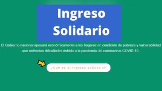 Más sobre el Ingreso Solidario de hoy: últimas noticias del 11 de junio