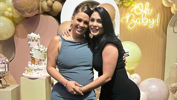 Evelyn Vela fue una de las invitadas principales al baby shower de Melissa Klug. (Foto: Instagram)