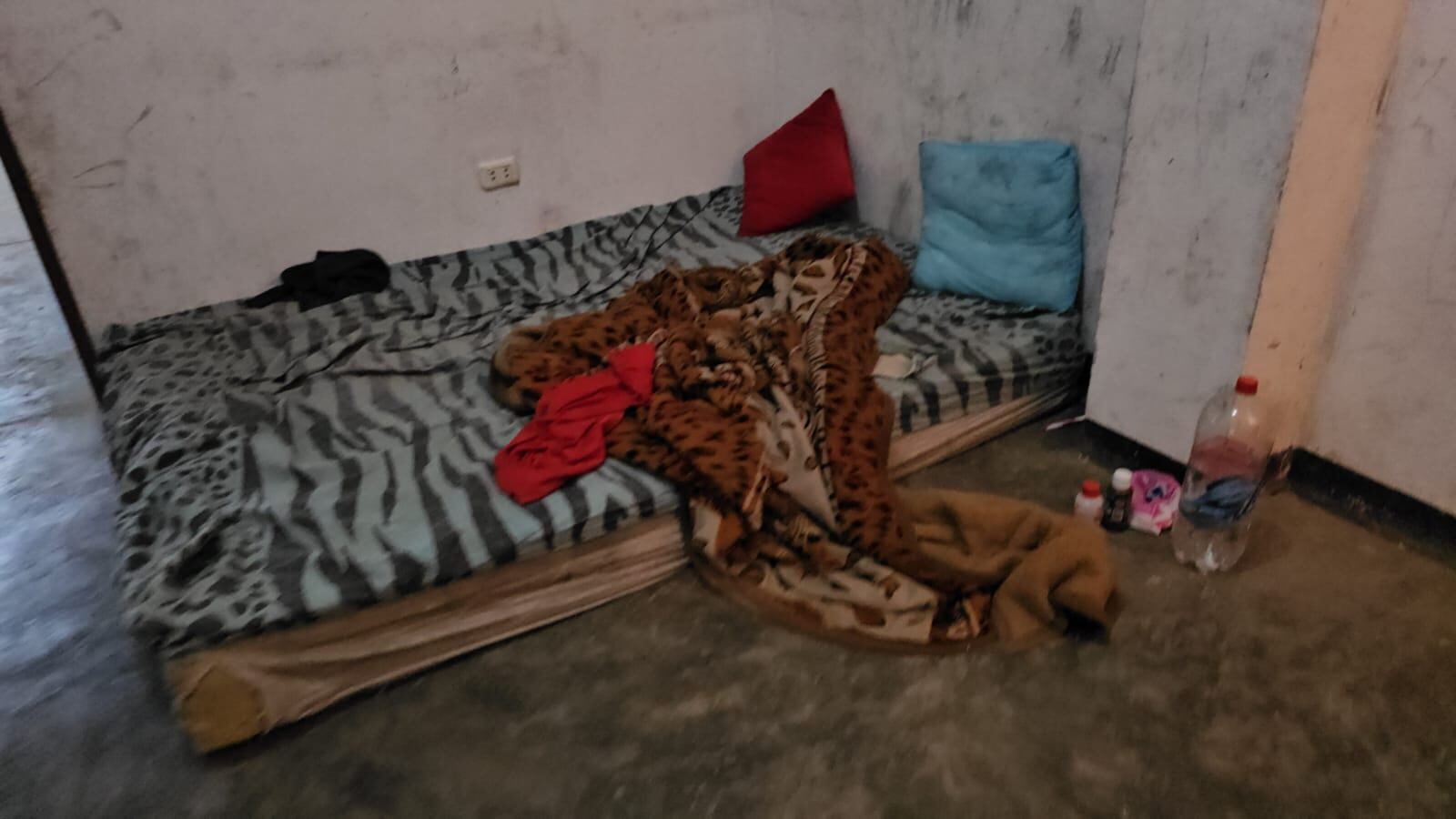 El lugar donde se mantuvo cautiva a la empresaria Jackeline Salazar Flores. (Foto: PNP)