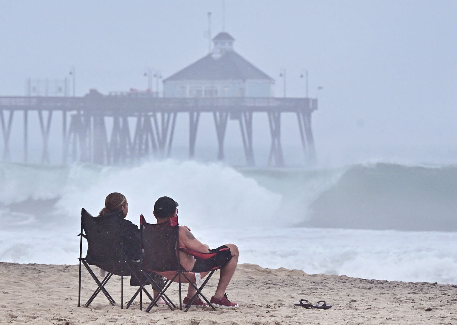 En la playa Imperial en San Diego, California, se detectaron bacterias (Foto: AFP)