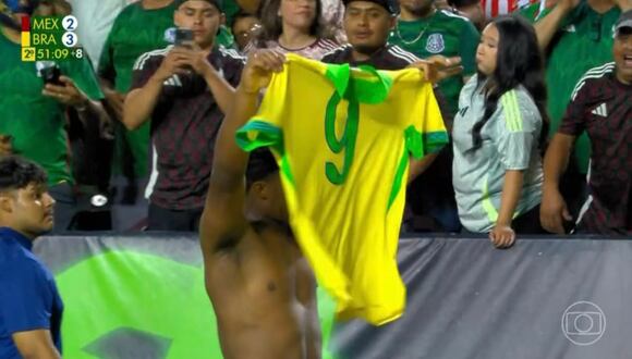 Endrick le dio la victoria a Brasil contra México en el partido amistoso FIFA antes de la Copa América.