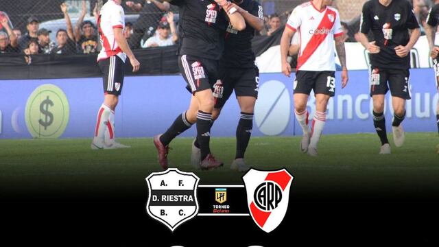 VIDEO: resumen del partido Deportivo Riestra - River 