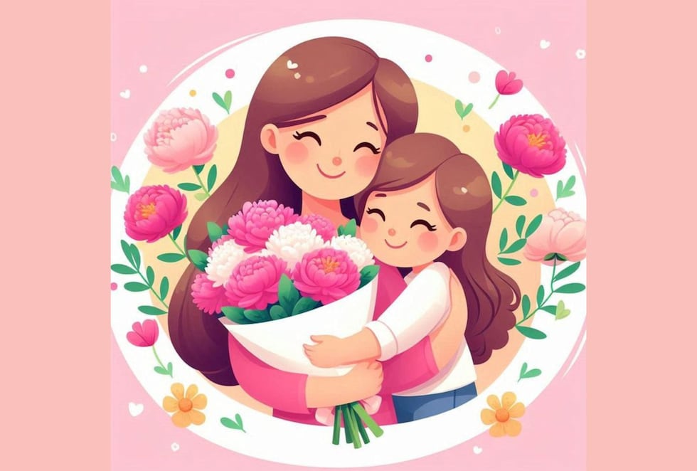 “Te deseo un día lleno de amor, risas y momentos entrañables. Feliz Día mamá”. (Foto: Pinterest)