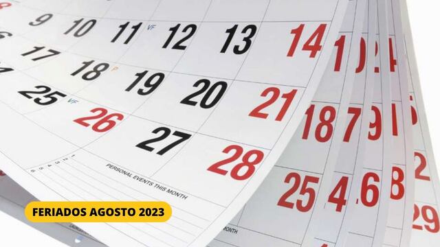 Lo último de calendario de feriados 2023 en Perú