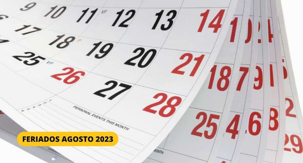 CALENDARIO-2023 en el Perú: conoce cuándo es el próximo feriado y días no laborables