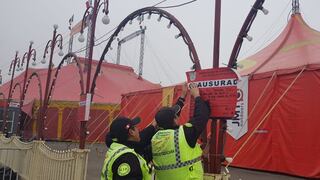 Surco: municipalidad clausuró circo tras accidente en espectáculo