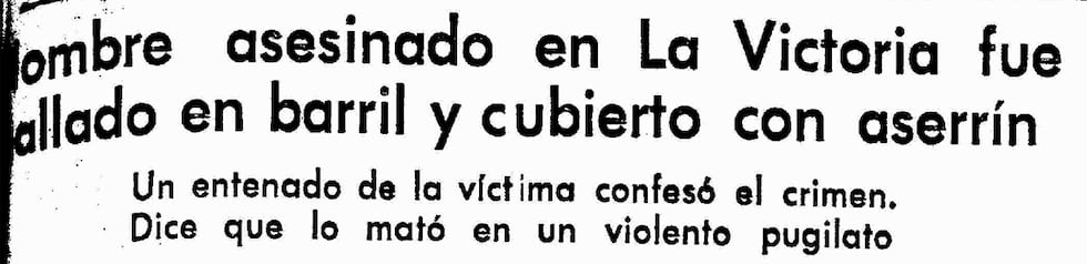 Jorge Laur Medina, de 53 años, fue golpeado salvajemente en el cráneo, produciéndole la muerte. (Foto-titular: GEC Archivo Histórico)