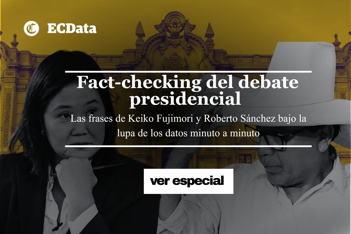 Fact-checking del debate presidencial: Keiko Fujimori vs. Roberto Sánchez 