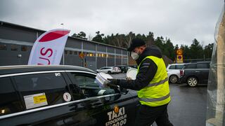 En Suecia, los taxis al servicio de los test de coronavirus