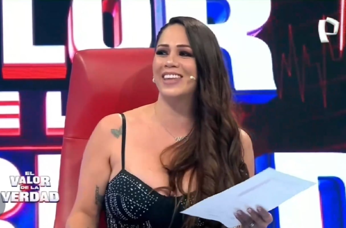 Melissa Klug contó su versión de los hechos y aclaró coqueteos de Christian Cueva en "El valor de la verdad". (Foto: Captura de video)