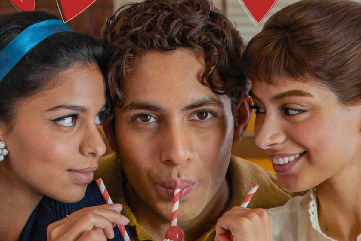 Veronica, Archie y Betty forman un triangulo amoroso en la película india "The Archies" (Foto: Netflix)