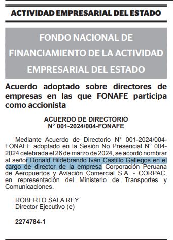 Edición El Peruano de este jueves 28 de marzo.