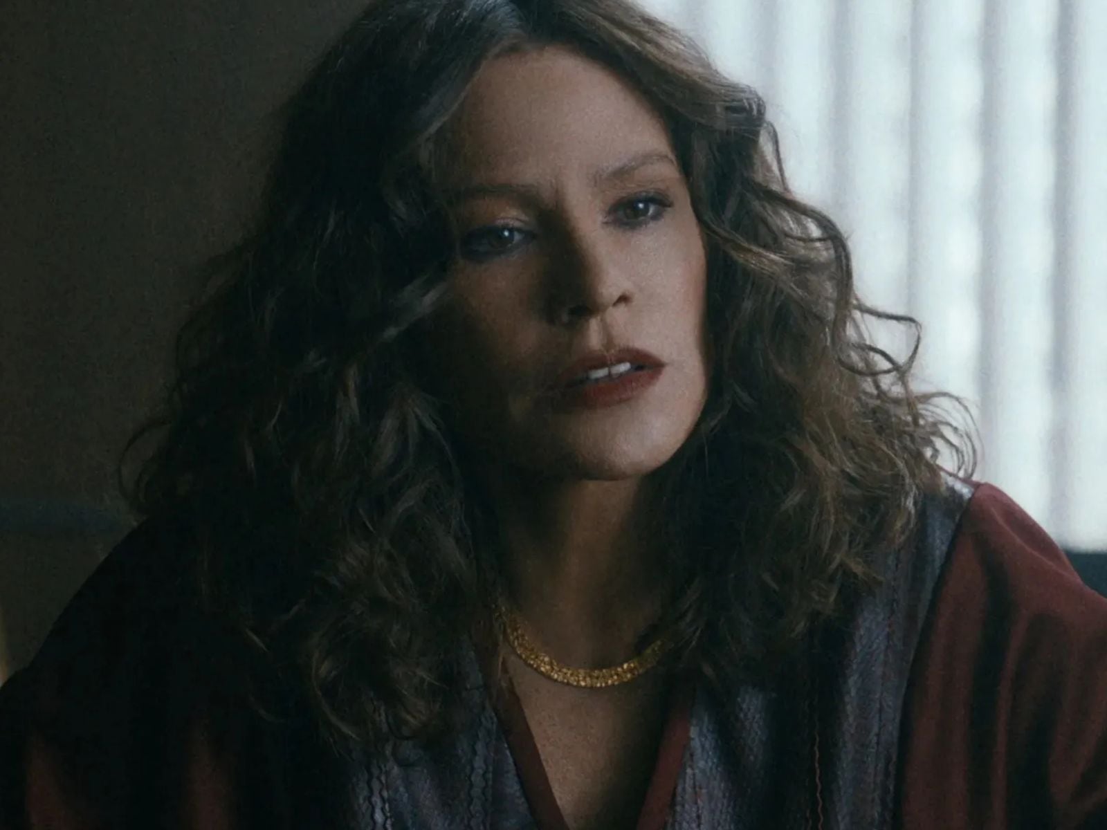 La actriz Sofía Vergara se sometió a un cambio físico para ser la actriz principal de los 6 episodios de la serie "Griselda" (Foto: Netflix)