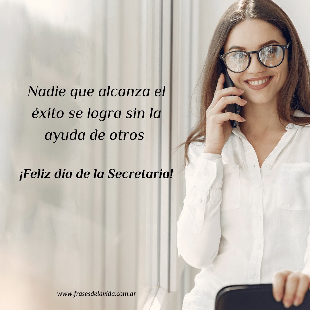 Las mejores frases e imágenes por el Día de la Secretaria. (Foto: Pinterest).