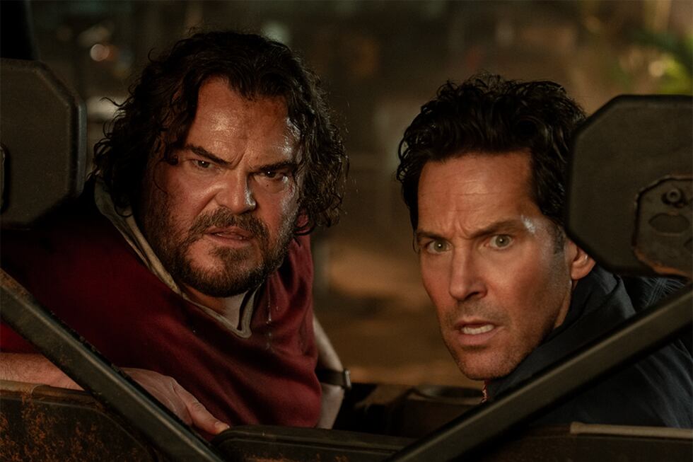 Paul Rudd y Jack Black enfrentan a una serpiente gigante en el reboot de Anaconda. (Foto: Sony)