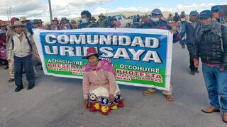 Cusco: Comunidad originaria acuerda levantar el bloqueo minero que afecta a Las Bambas