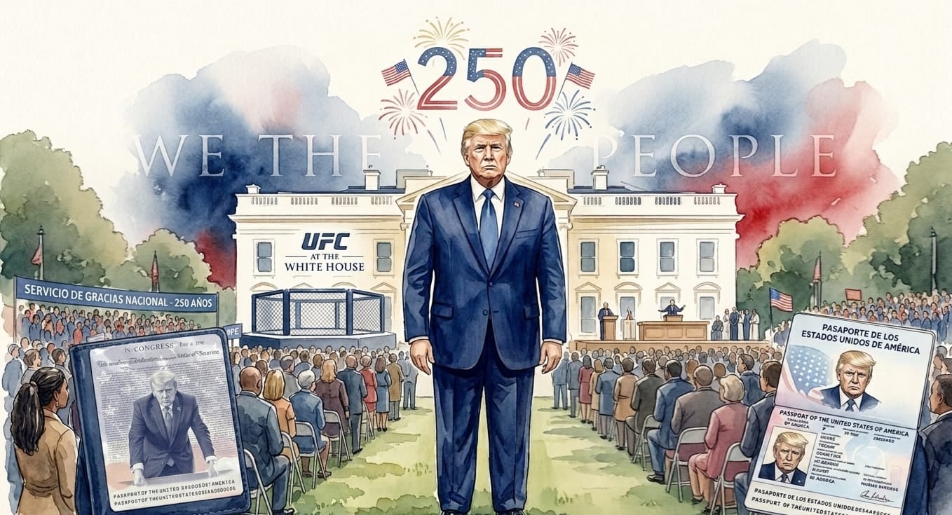 Un aniversario al estilo Trump