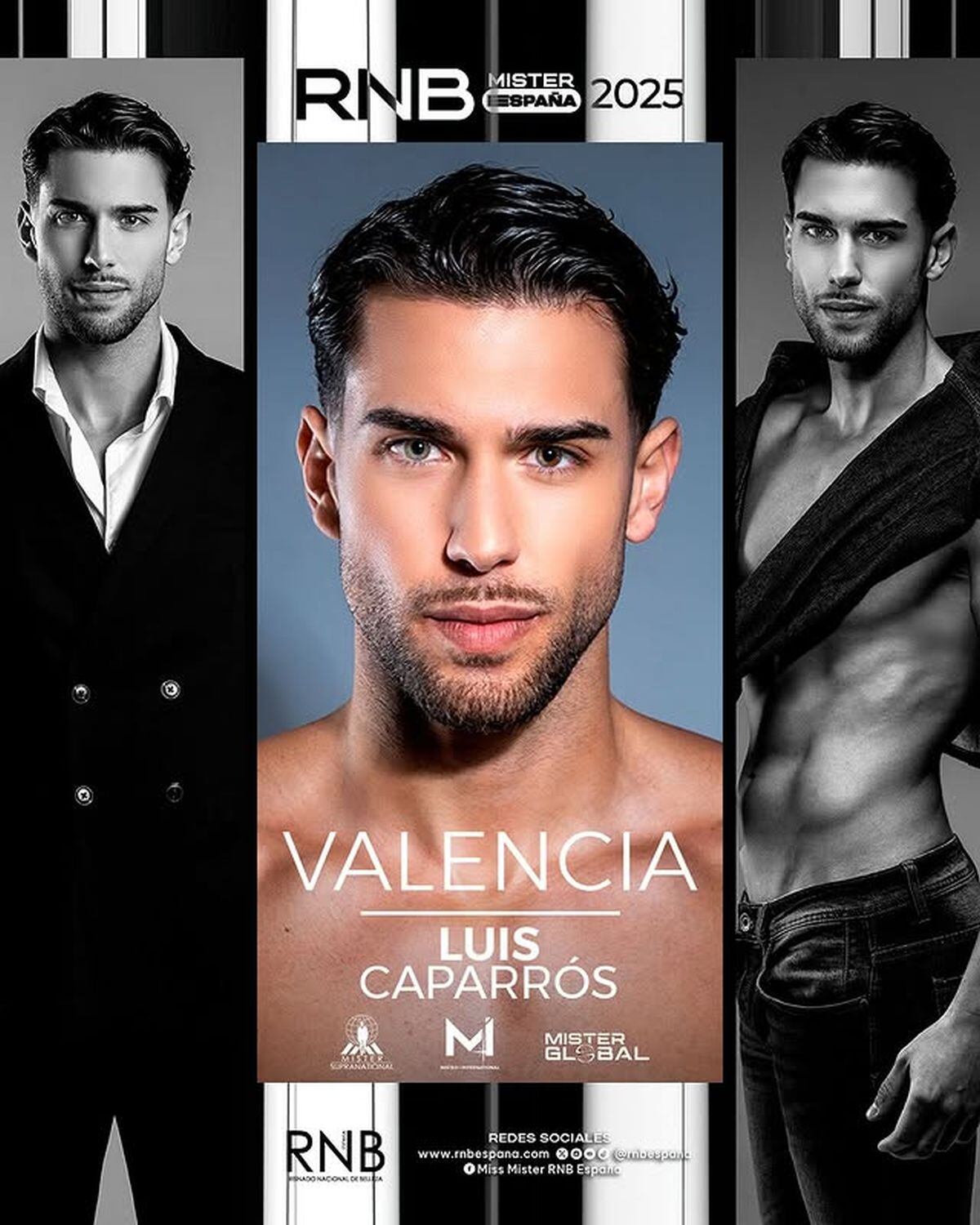 Cuando Luis Caparrós participaba en Míster RBN España 2025 (Foto: RNB España)