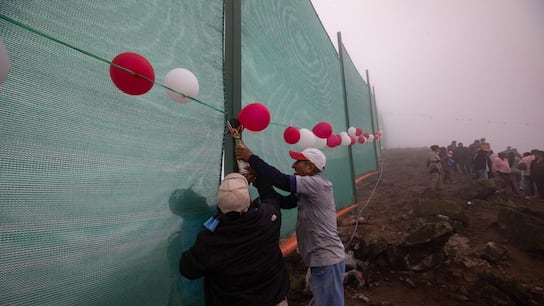 40 atrapanieblas instalados en las partes altas de Villa María del Triunfo
