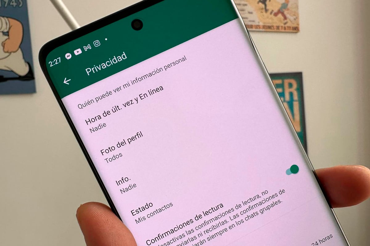 De esta manera podrás ocultar todo lo que desees para poder jugarle una broma a tu amigo en WhatsApp. (Foto: MAG - Rommel Yupanqui)