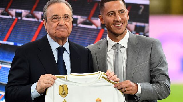 Eden Hazard en Real Madrid: Florentino Pérez le dio una emotiva bienvenida | VIDEO