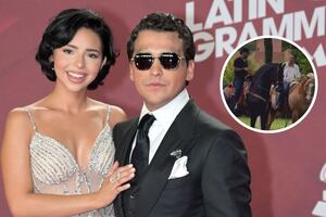 La lección a caballo entre Christian Nodal y Ángela Aguilar que terminó en emotiva dedicatoria: “Muchas gracias, maestra”